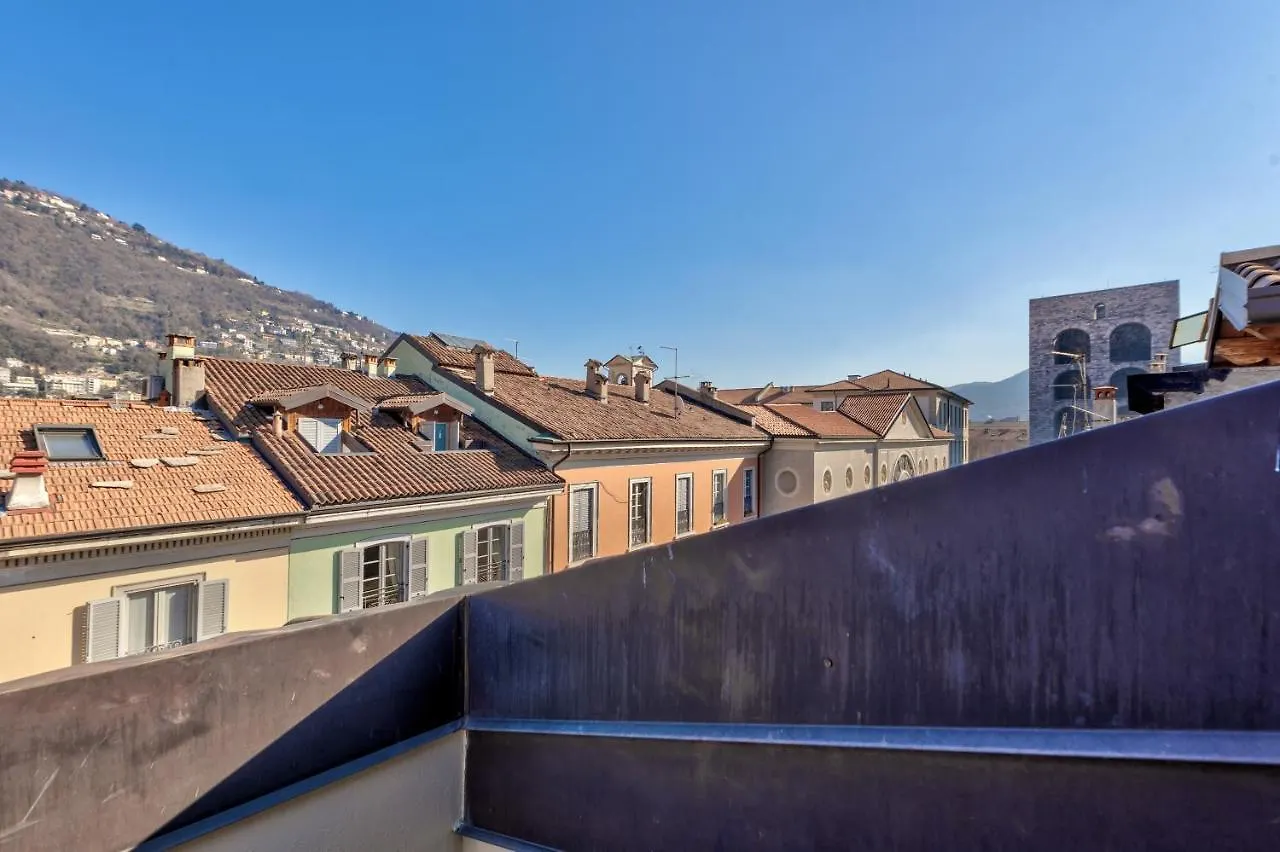 Duomo-Porta Torre Penthouse With Private Terrace Apartment Como